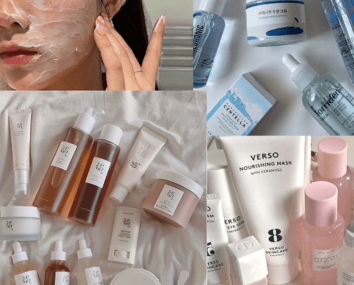 Korean Glass Skin cover photo collage