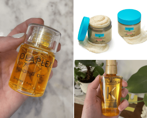 Hair products for dry hair🥰 cover photo collage