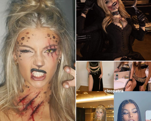 Spooky season🎃😸 halloween costumes you will love. Spooky, sexy, scary. You will find everything here🤍 cover photo collage