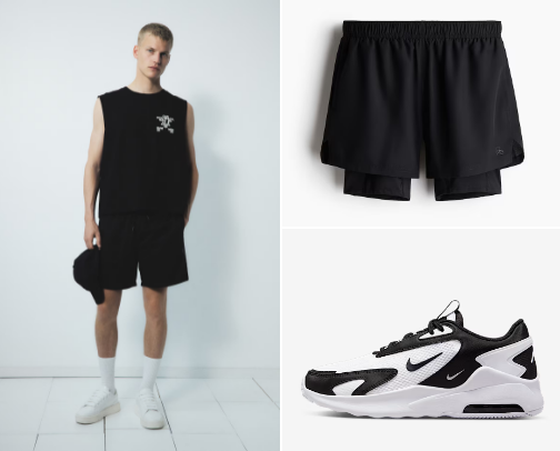 Gym Outfits + Essentials cover photo collage