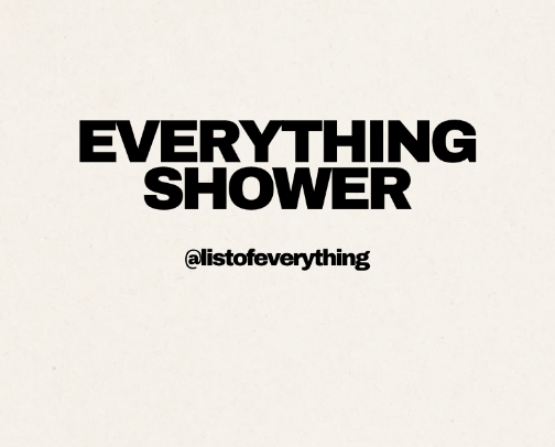 Everything Shower: La guida definitiva per sentirsi una persona nuova cover photo collage