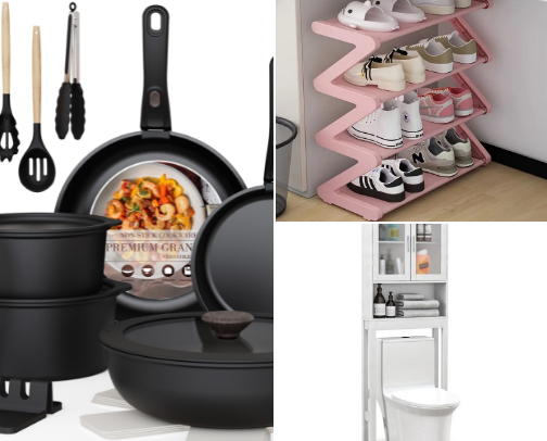 College Dorm + Apartment Necessities cover photo collage