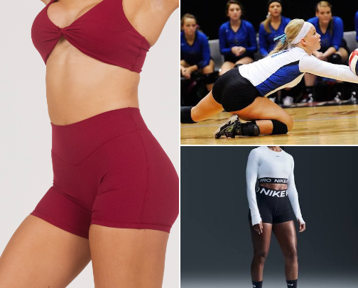 “My Must-Have Volleyball Gear! 🏐💗” cover photo collage
