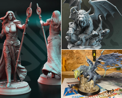 The Ultimate Collection of High-Detail Miniatures cover photo collage