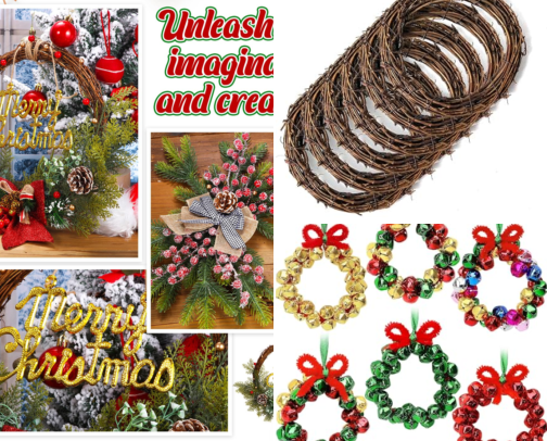 DIY Holiday Wreath Making Kits: 18 Bestsellers for a Handmade Front Door 🎄 cover photo collage