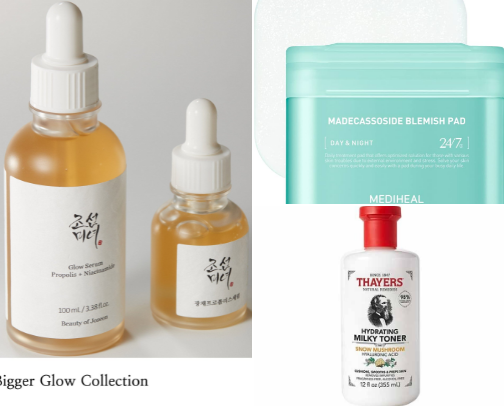 Skincare cover photo collage