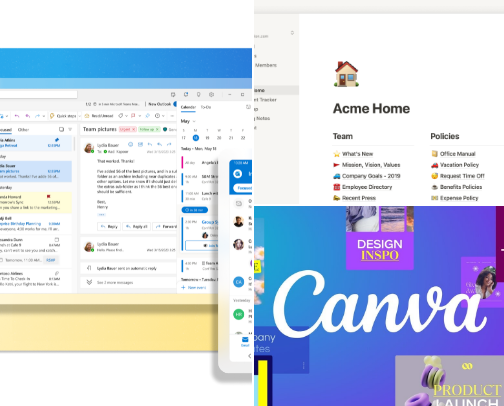Affordable tools for social media managers 🫶 cover photo collage