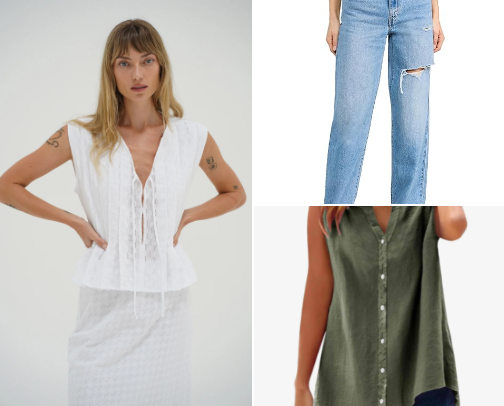 My fave summer looks made from quality natural fibers! cover photo collage