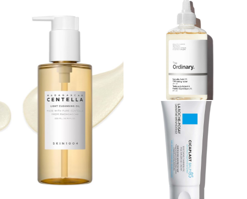 Skin care routine | oily skin cover photo collage