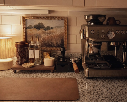 The Morning Moments ☕🤎✨ cover photo collage