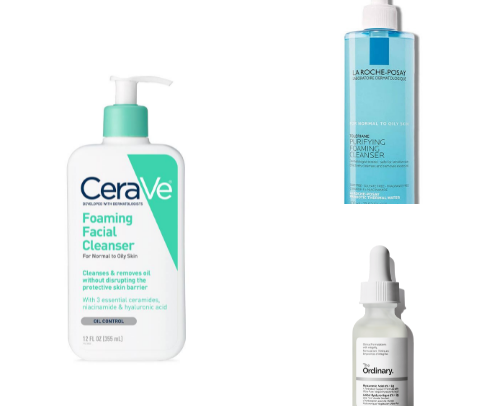 Skincare cover photo collage