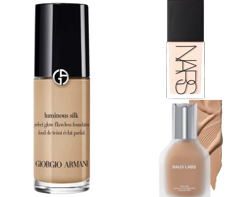 foundations for combination skin✨ cover photo collage