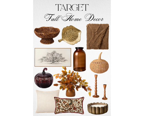 Target Fall Home Decor cover photo collage