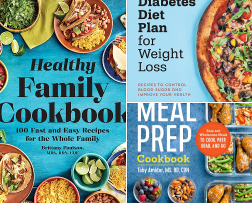 Healthy Cookbooks & Nutrition Books Worth Your Time cover photo collage