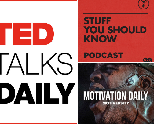 Ear Candy: The Best Podcasts From My Spotify List cover photo collage