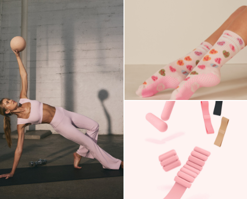 Pilates Fits & Accessories to feel cute in class ✨🌸 cover photo collage
