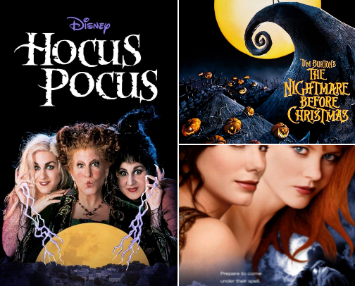 Halloween movies for wimps cover photo collage