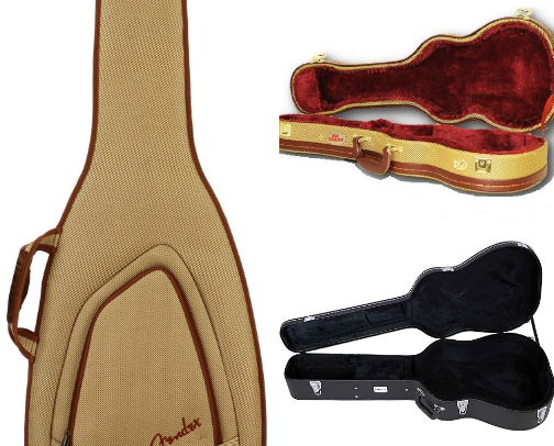 Guitar Gigbag or Hardcase? Both! cover photo collage