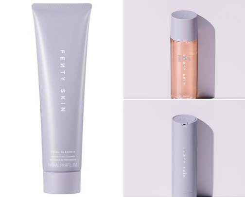 Skincare routine cover photo collage