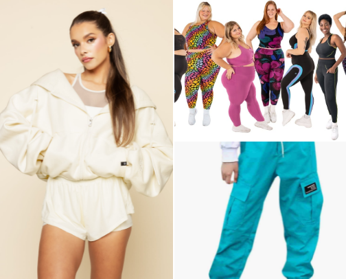 Womens Comfy Gym and Loungewear cover photo collage