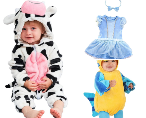 Baby Halloween Costumes cover photo collage