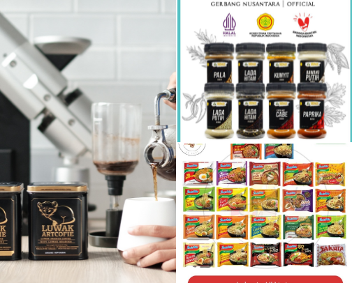 Food & Beverage cover photo collage