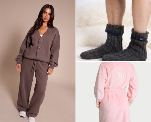 Comfy cosies for home cover photo collage