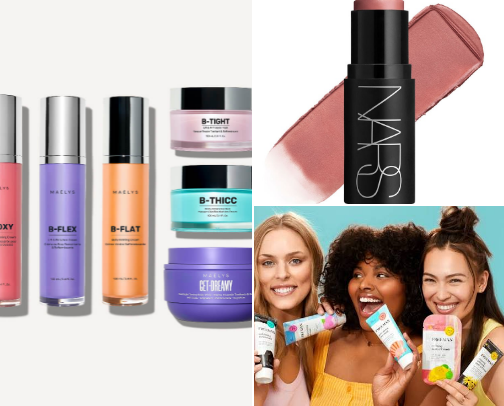 Beauty & Skincare cover photo collage
