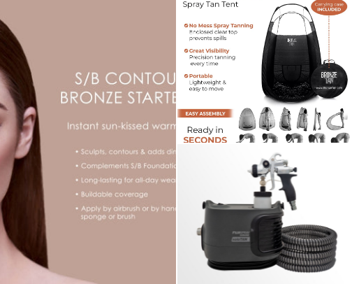 ✨ Pro-Level Sunless Tanning & Bronzing Secrets ☀️🤎 cover photo collage