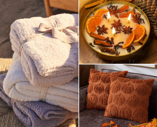 Cozy Time in Fall cover photo collage