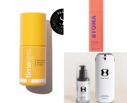 2025 Skincare Holy Grails cover photo collage