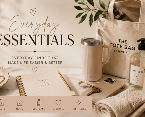 ✨ My Everyday Beauty Essentials cover photo collage