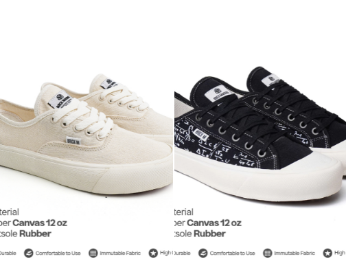 Brick Mansions - Britannica Off White Sepatu Sneakers Casual Pria Wanita cover photo collage