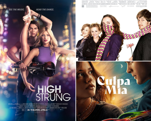 Romance movies cover photo collage