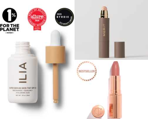 “Glow Up: My Go-To Beauty Faves cover photo collage