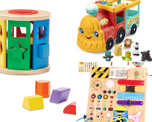 One Year Old Toys cover photo collage
