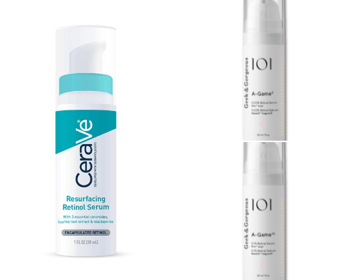 Mu favorite retinols for beginners cover photo collage