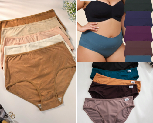 Underwear for Plus Size cover photo collage