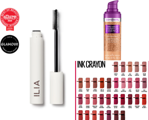 favorite beauty products cover photo collage