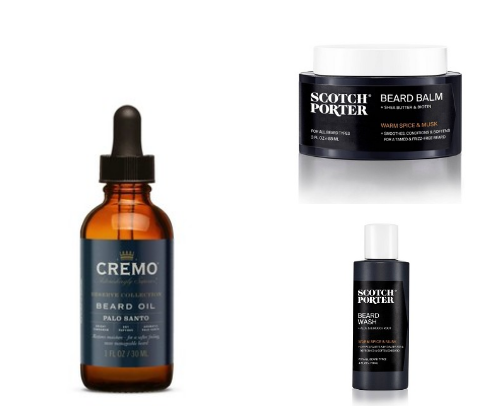 My Top products I use for a full and healthy beard cover photo collage
