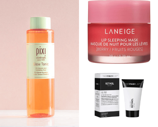 Skin care cover photo collage