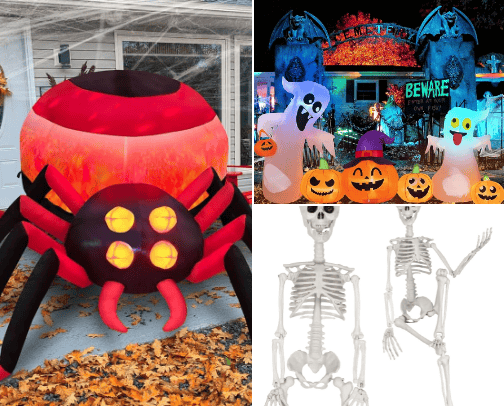 Halloween Decorations cover photo collage