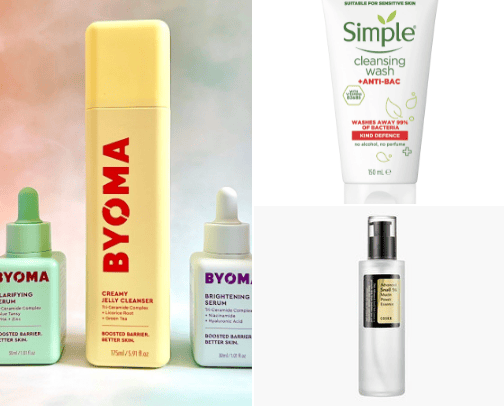 Skincare MUSTS ❤️ cover photo collage