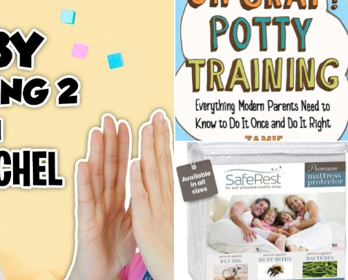 Potty training must haves to get your child potty trained by 2! cover photo collage