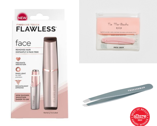 Flawless skin & perfect brows cover photo collage