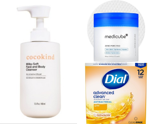 SKIN Care for the acne prone girly cover photo collage
