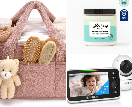 Newborn Essentials I’d Buy Again 🍼 cover photo collage