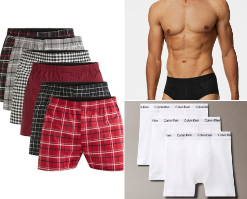 Mens underwear cover photo collage
