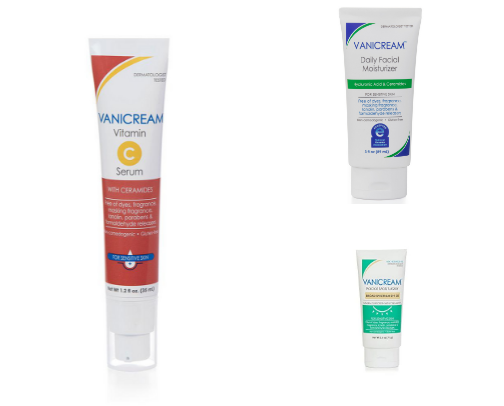 Sensitive skin care cover photo collage
