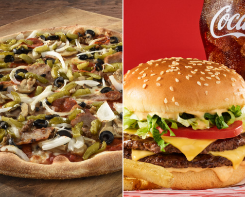 Food cover photo collage